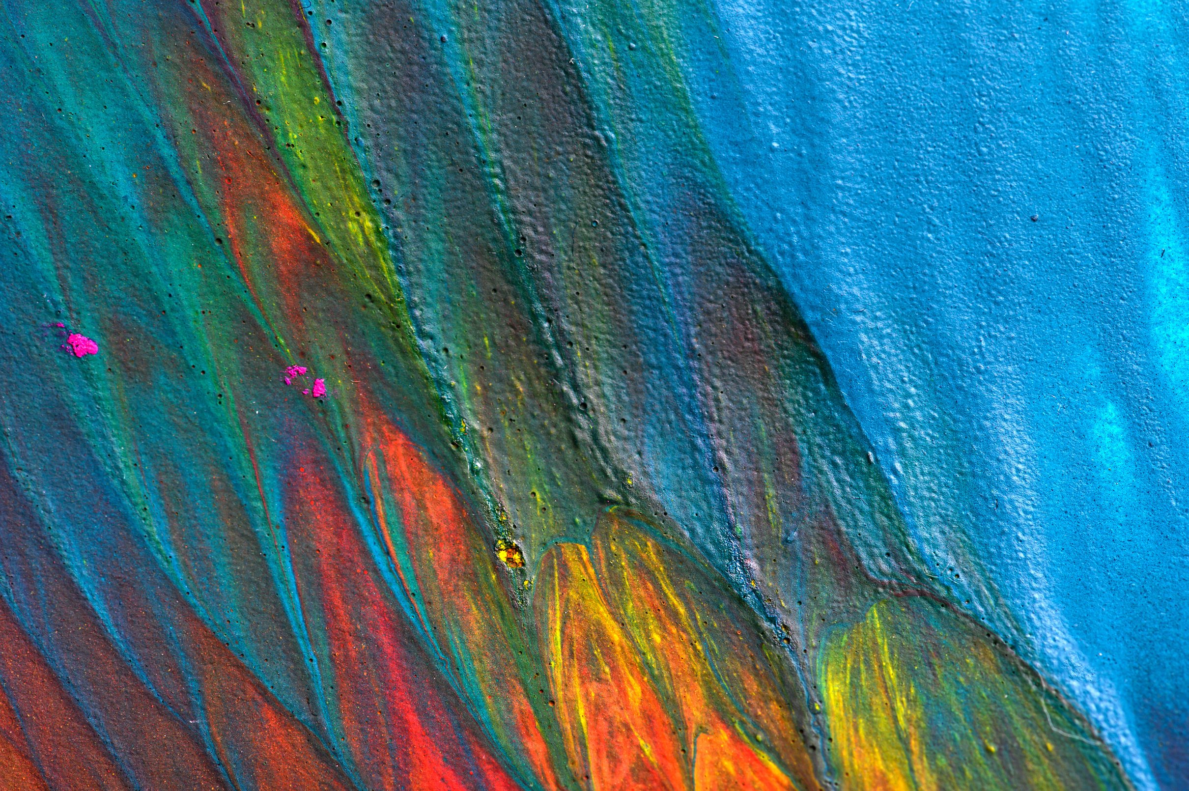 Hand drawn gouache painting. Abstract art background. Color texture.